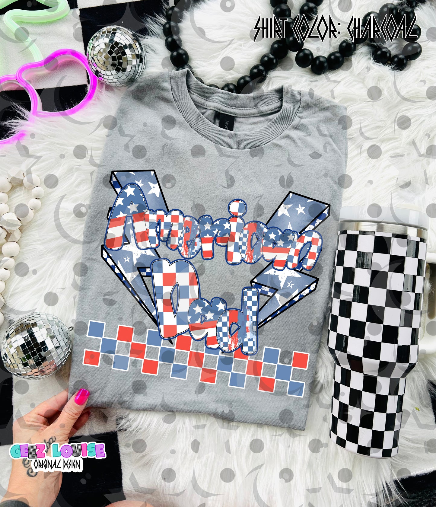 American Vibes Name PNG | Patriotic Family Shirt Design | 4th of July Matching Set | Custom Name Sublimation PNG