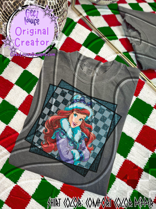 Winter Princess – Ariel Inspired Digital Design