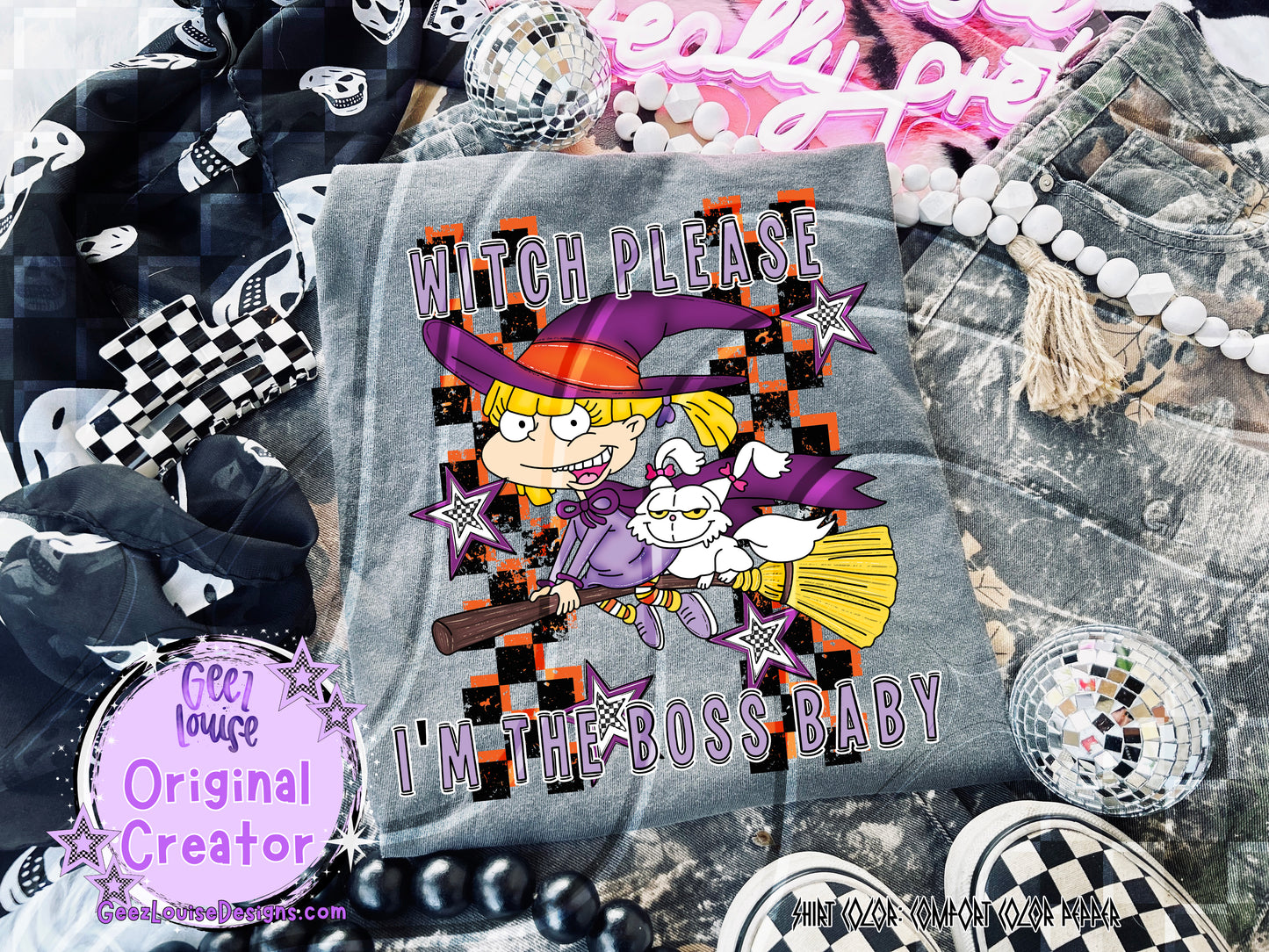 Witch Please – Halloween Boss Baby Digital Design (PNG)