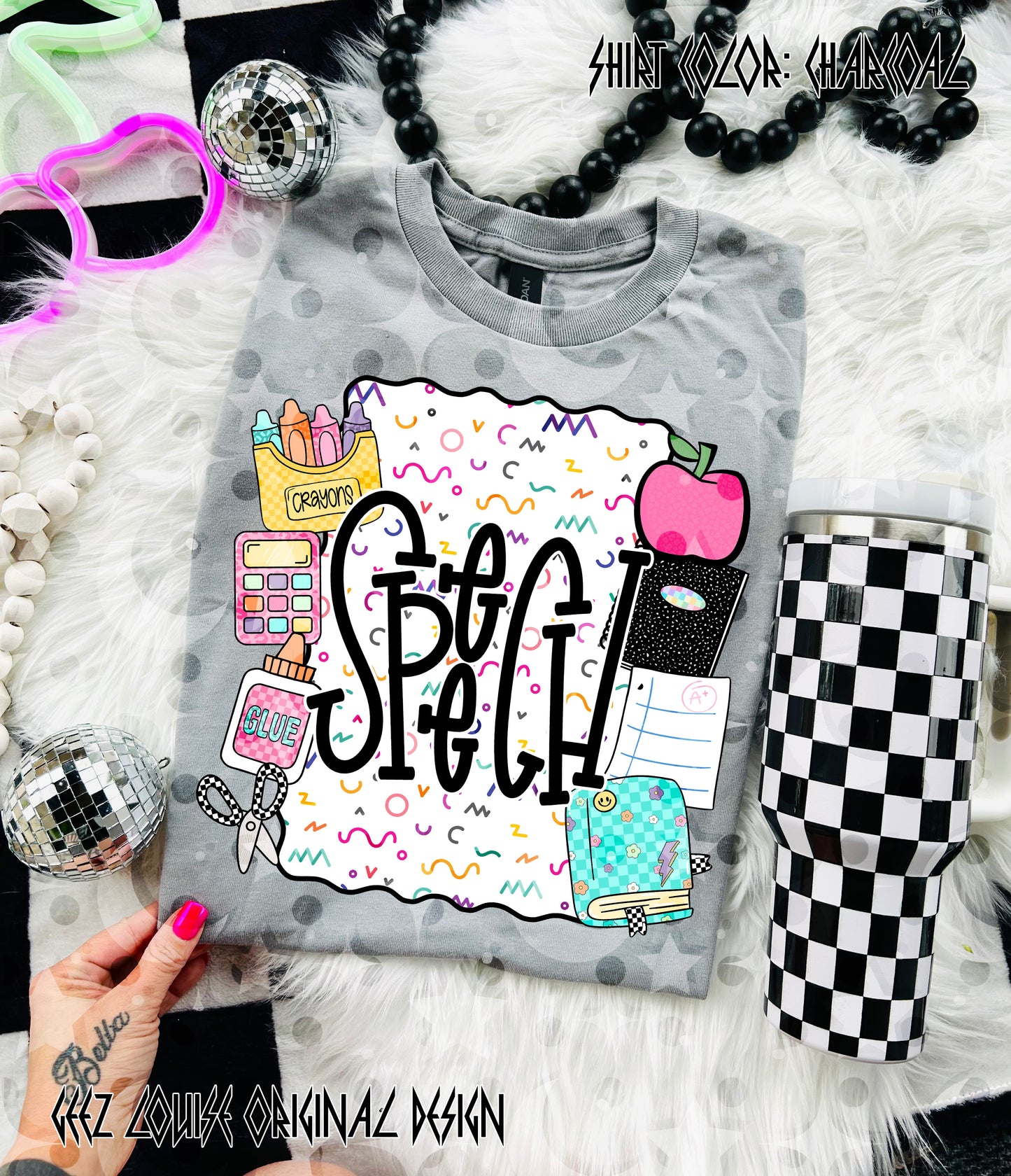 School Is Cool – Teacher & Grade Level PNG