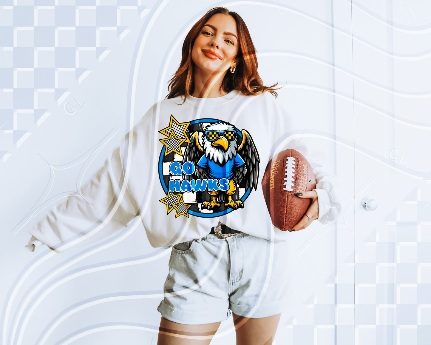 Checkered Mascot Team PNGs – 78 Options + Bundle Deal