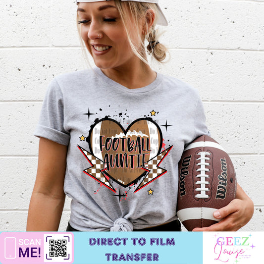 Football auntie - Direct to Film Transfer - made to order