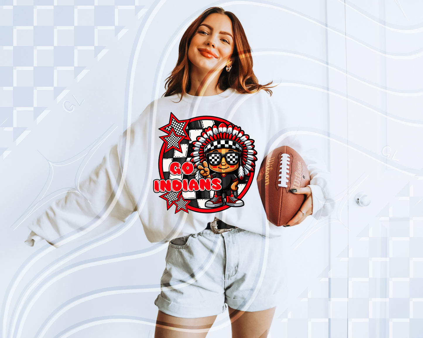 Checkered Mascot Team PNGs – 78 Options + Bundle Deal