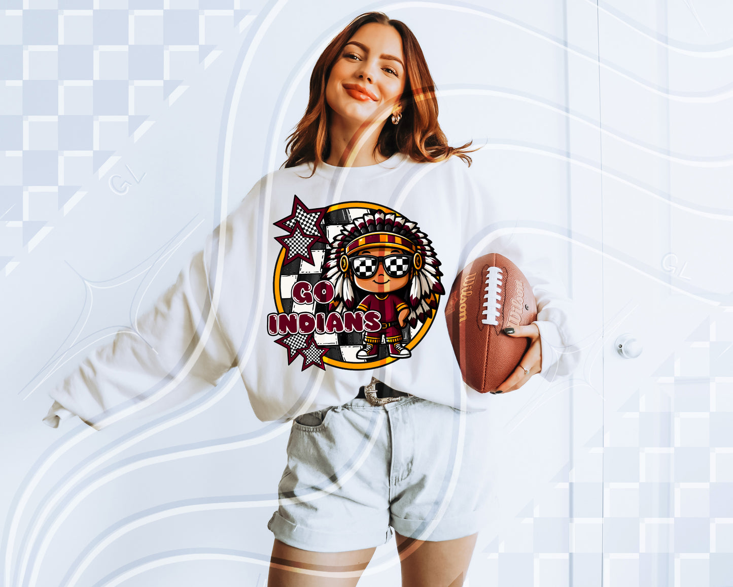 Checkered Mascot Team PNGs – 78 Options + Bundle Deal
