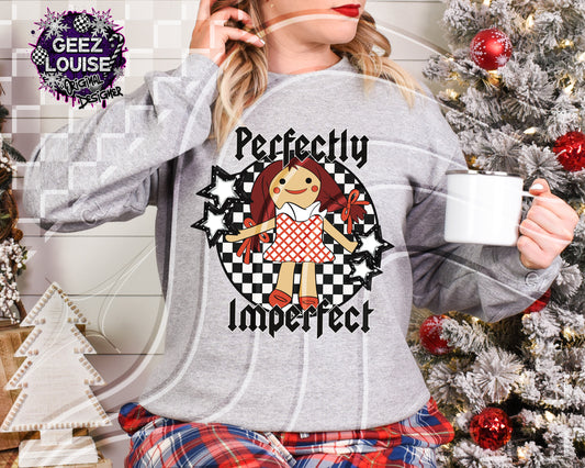 Perfectly Imperfect Digital Design | Rag Doll Checkered PNG