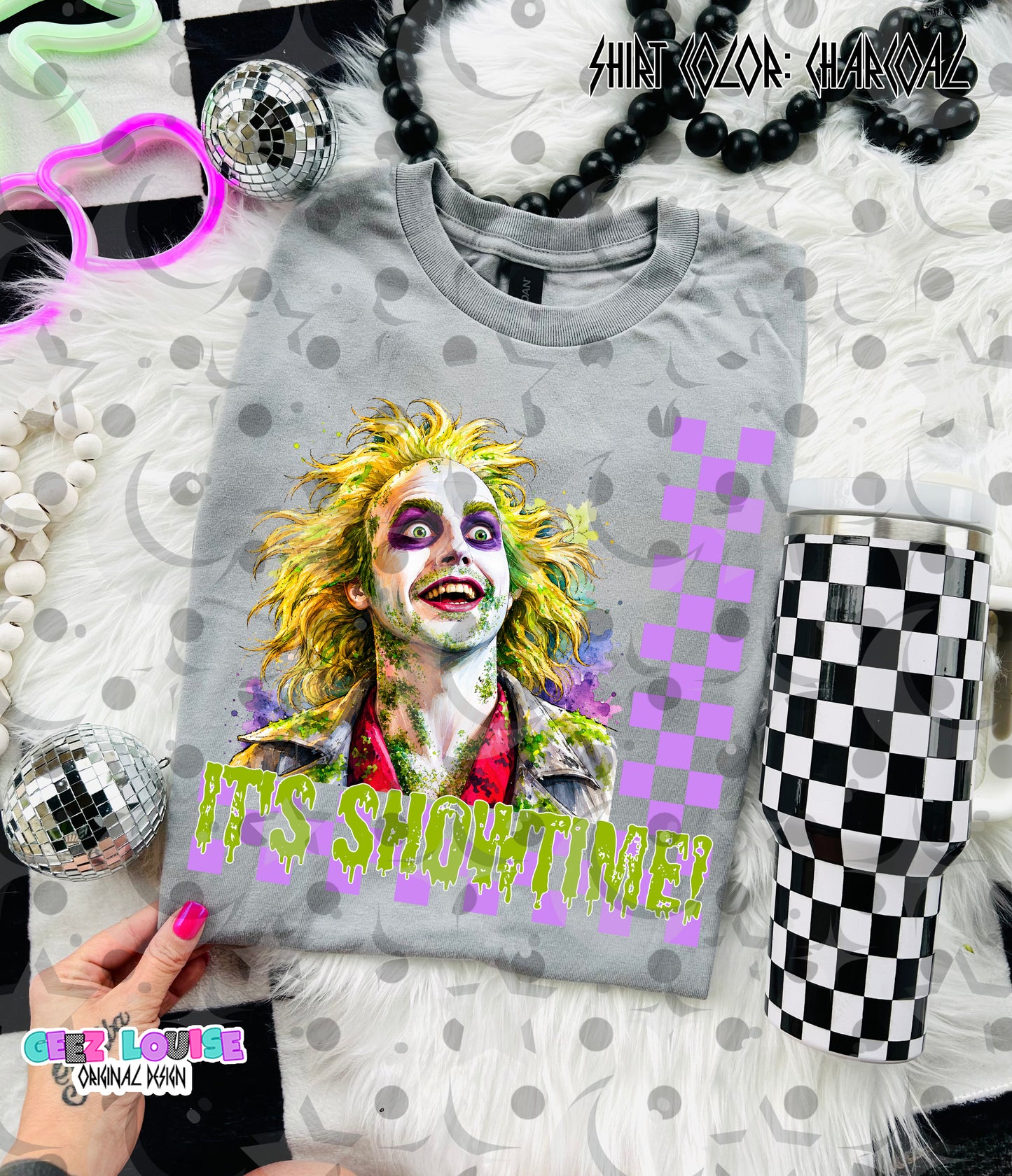 It's Showtime PNG | Beetlejuice Inspired Halloween Design | Spooky Sublimation PNG