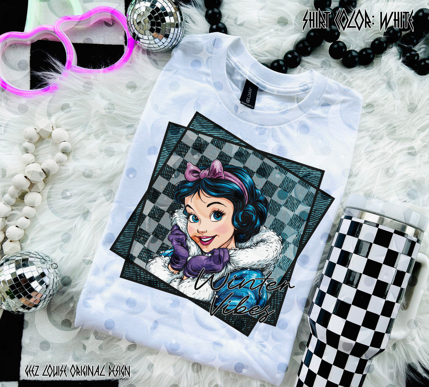 Winter Vibes Princess Collection – Digital Designs (PNG Bundle + Individual Options)