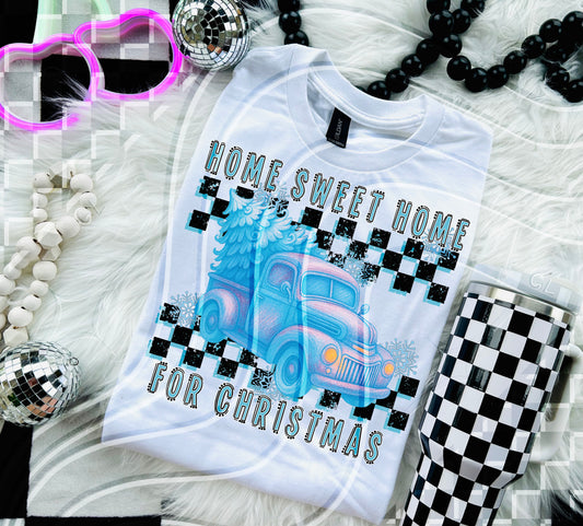 Home Sweet Home for Christmas | Vintage Truck Digital Design