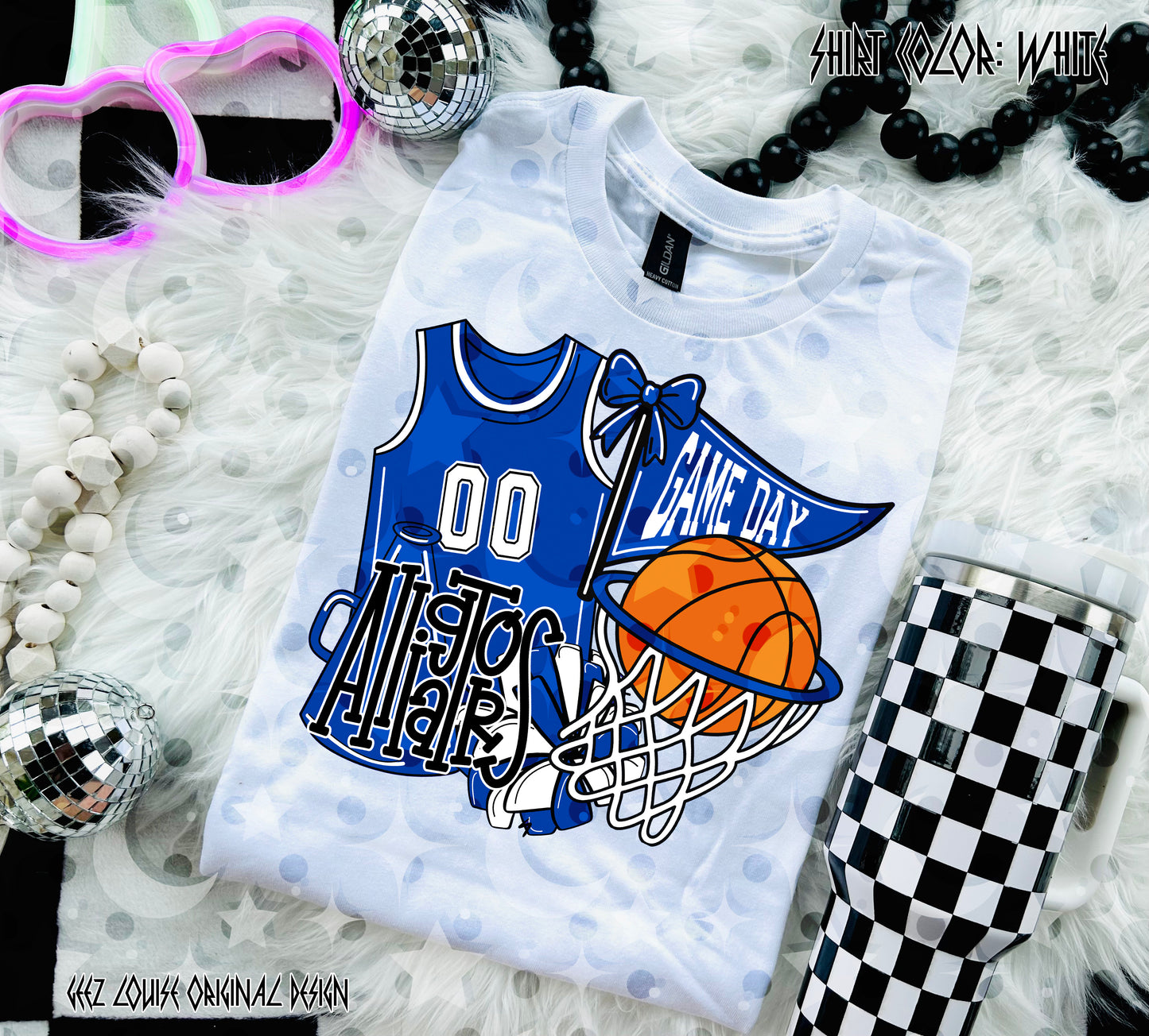 Basketball Game Day Digital Design | Custom Team Spirit PNGs (100+ Teams) - ROYAL