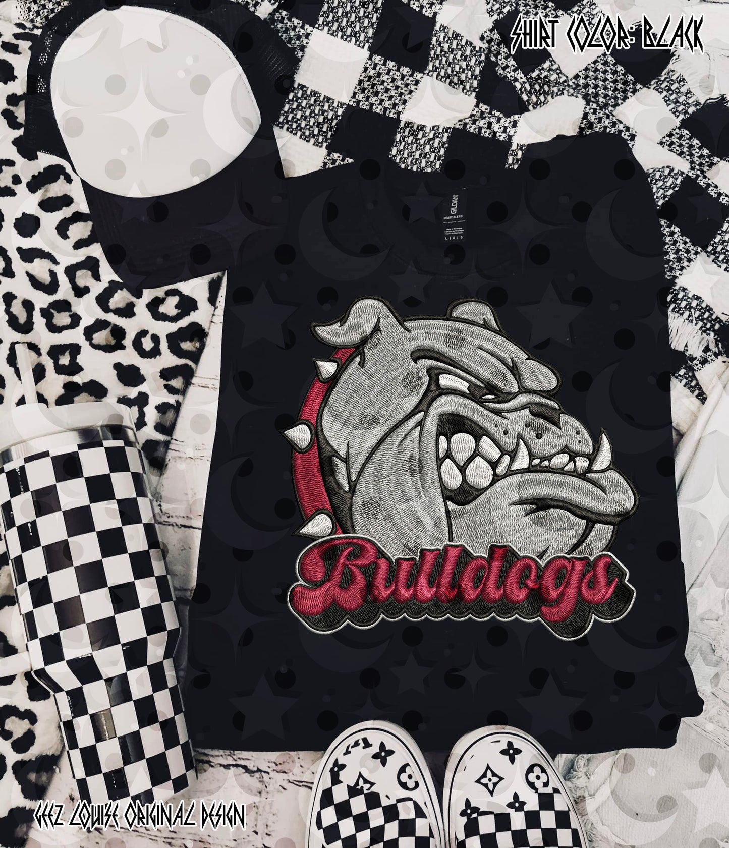 SEC Faux Embroidery Digital Design – Team Variants & Bundle Option
