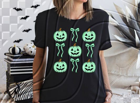 Coquette seersucker Pumpkin Digital Design – 4 Color Options (PNG + Commercial Use)