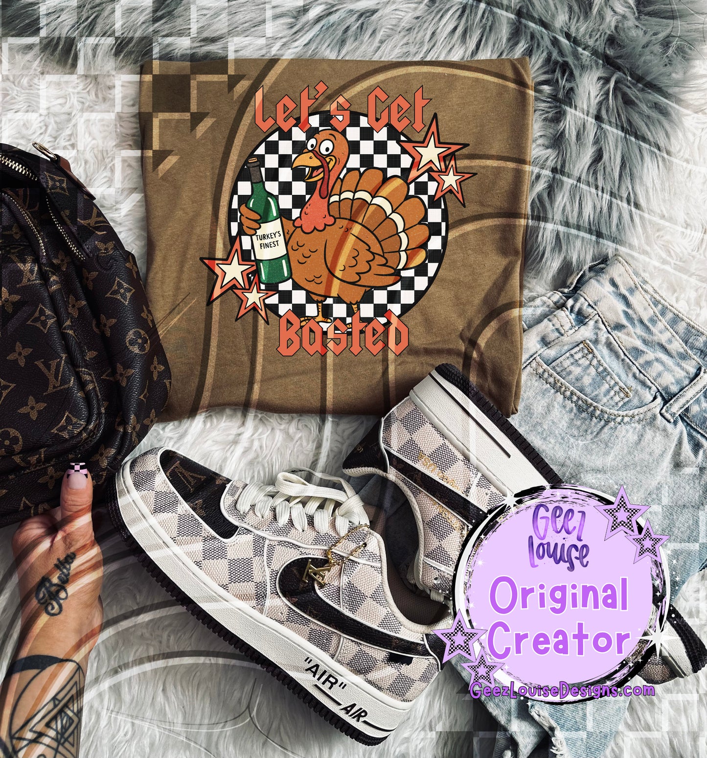 Let’s Get Basted Digital Design (PNG)