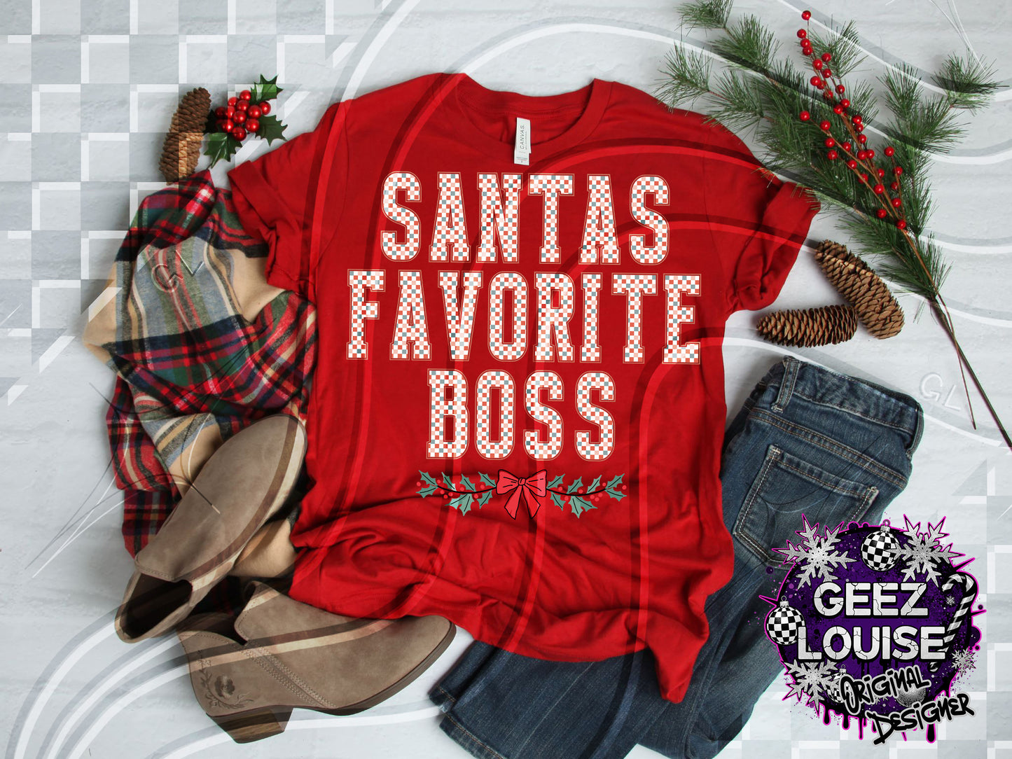 Santa’s Favorite [Profession] Digital Design | Christmas PNG