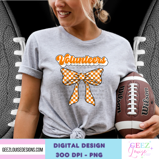 Tennessee bow football - Digital Download- PNG