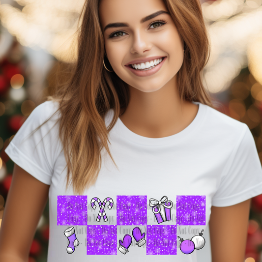 Purple Christmas  - Digital Download- PNG