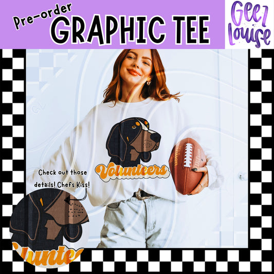 Volunteers Faux Corduroy Graphic Tee – Pre-Order | Made to Order | Adult & Kid Sizes