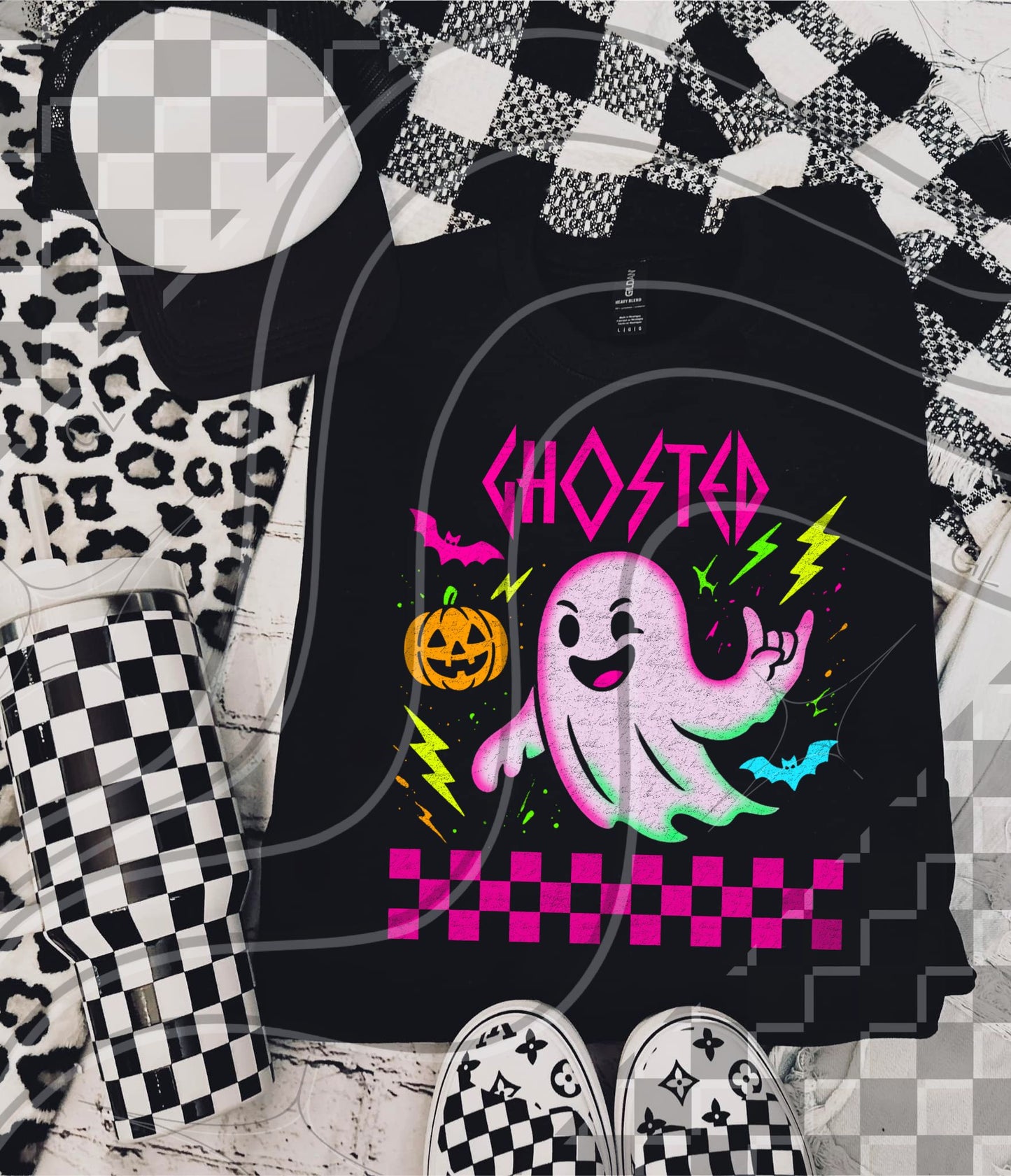 Ghosted & Glowing Halloween PNG