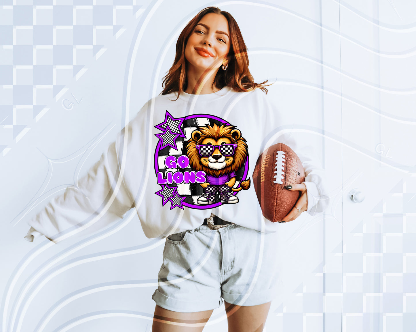 Checkered Mascot Team PNGs – 78 Options + Bundle Deal