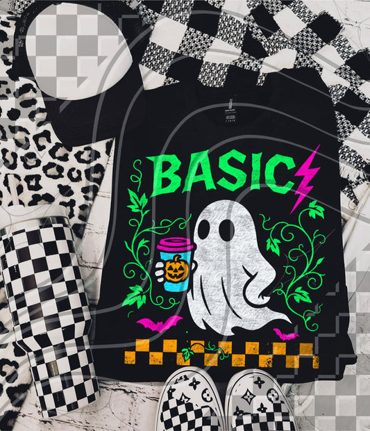Basic Witch Vibes Ghost PNG