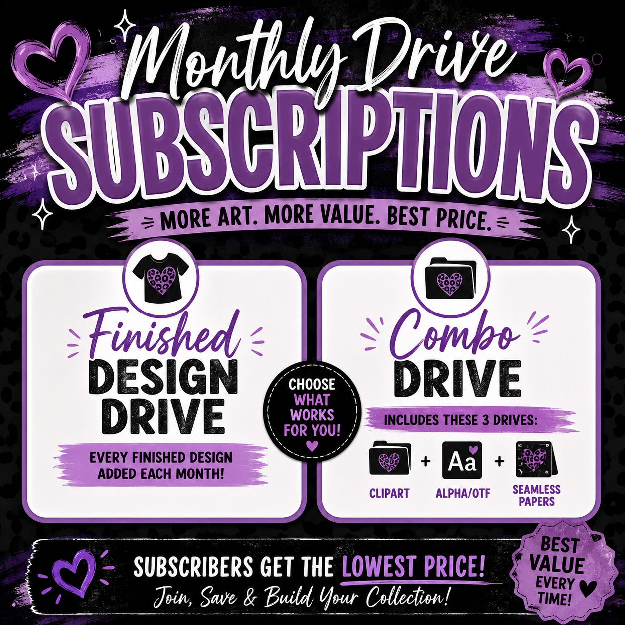Monthly Drive Subscription – Geez Louise