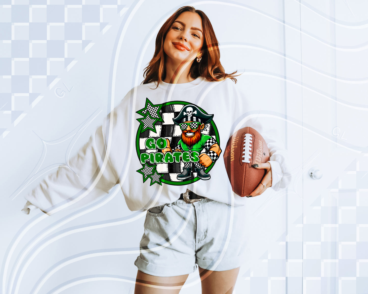 Checkered Mascot Team PNGs – 78 Options + Bundle Deal