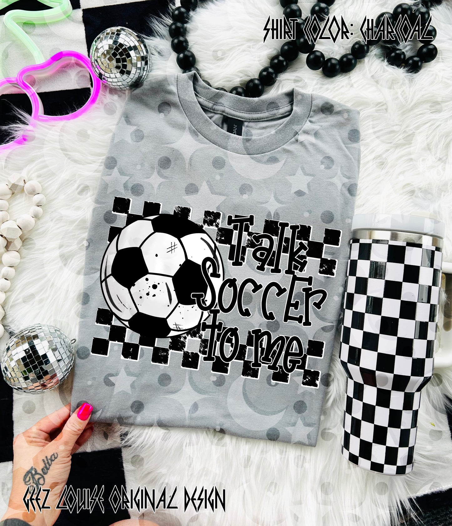 Talk Soccer to Me Digital Design PNG