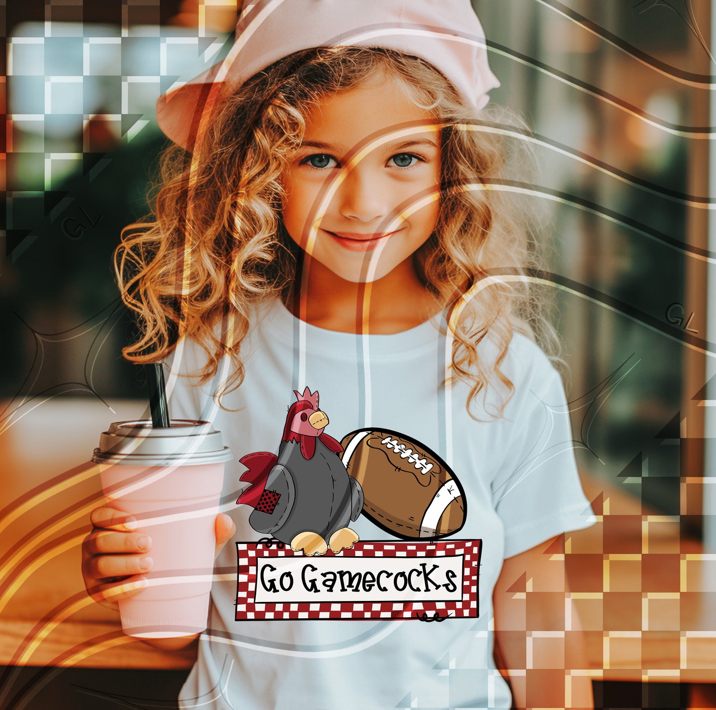 Stuffed Mascot Football Digital Design – Pre-Filled Sayings