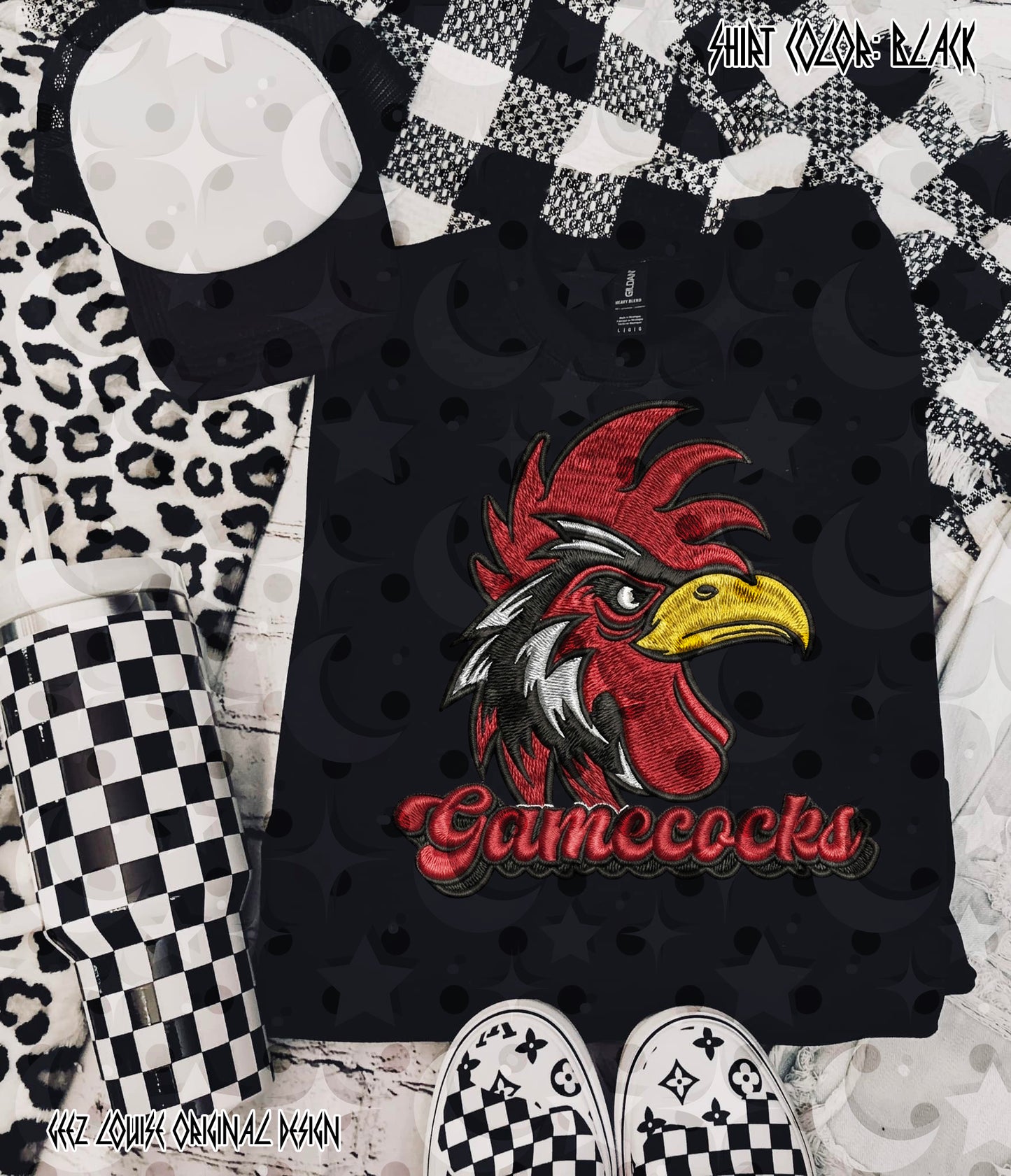 SEC Faux Embroidery Digital Design – Team Variants & Bundle Option