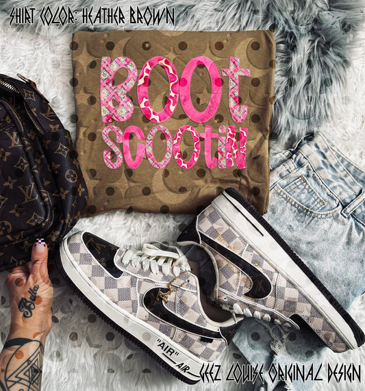Boot Scootin’ PNG Design | Western Cowgirl Shirt Design | Country Dance Sublimation File