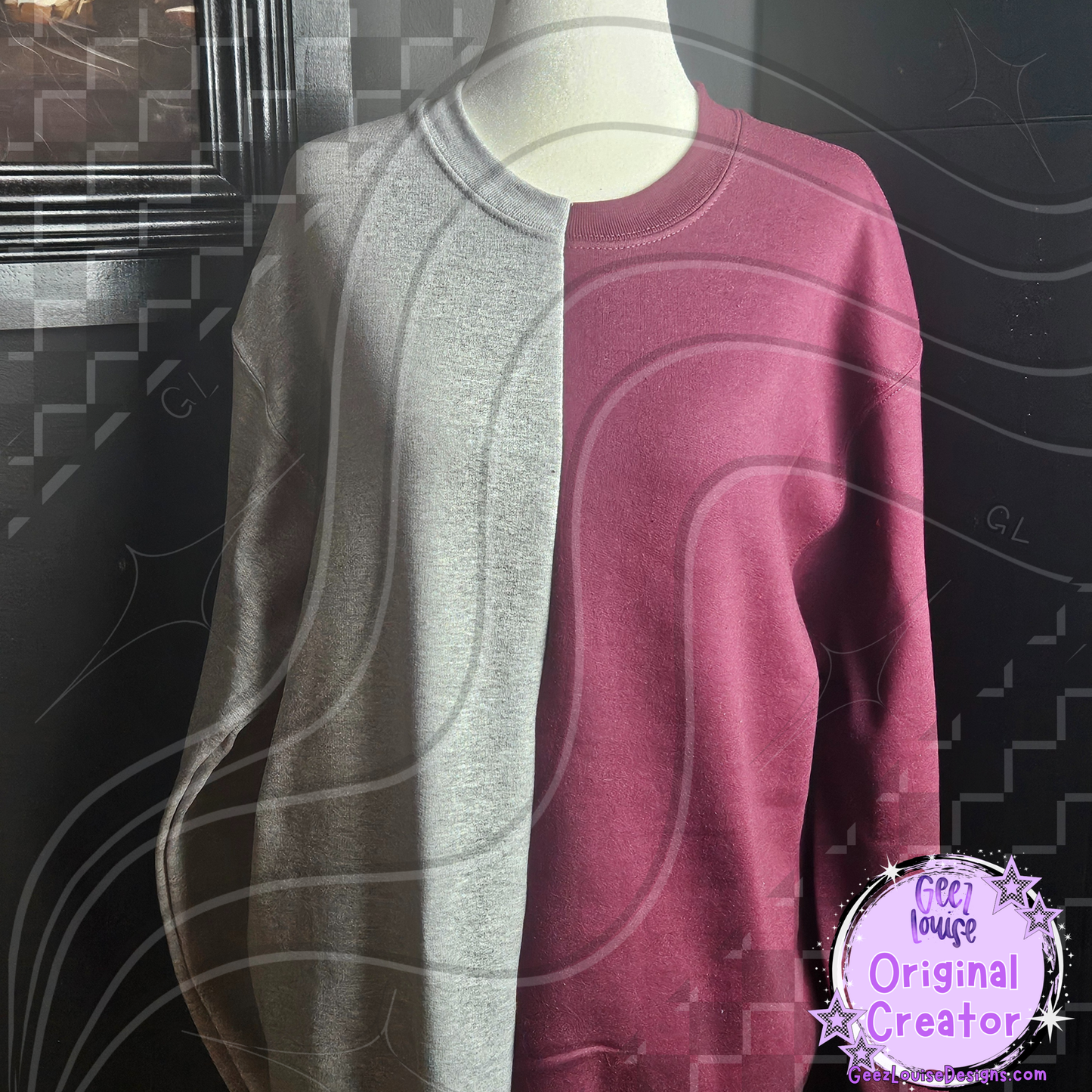 Split Sweatshirt mockup