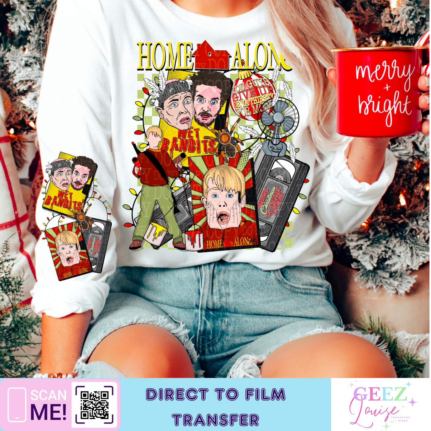 Home alone - Direct to Film Transfer - made to order