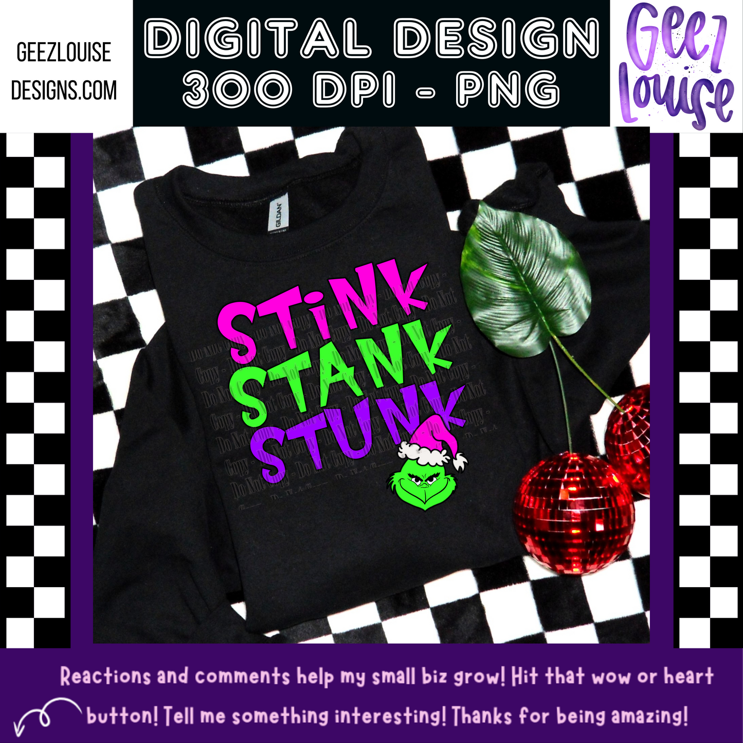 Stink Stank Stunk - Digital Download- PNG
