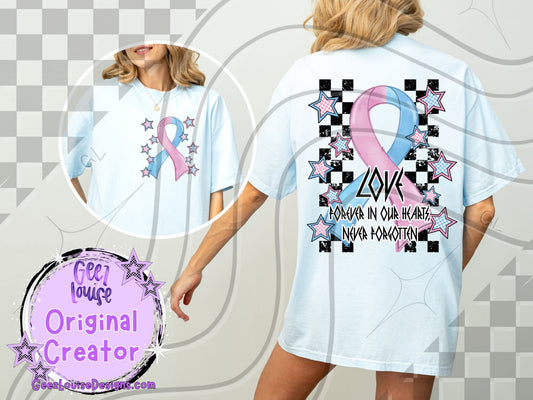 Love – Forever in Our Hearts, Never Forgotten | Infant & Pregnancy Loss Awareness Digital Design