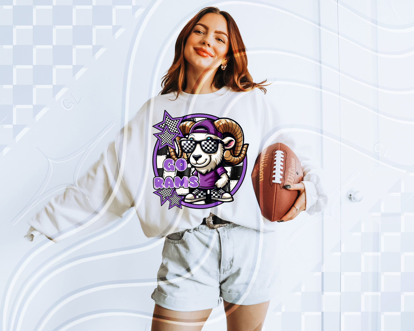 Checkered Mascot Team PNGs – 78 Options + Bundle Deal