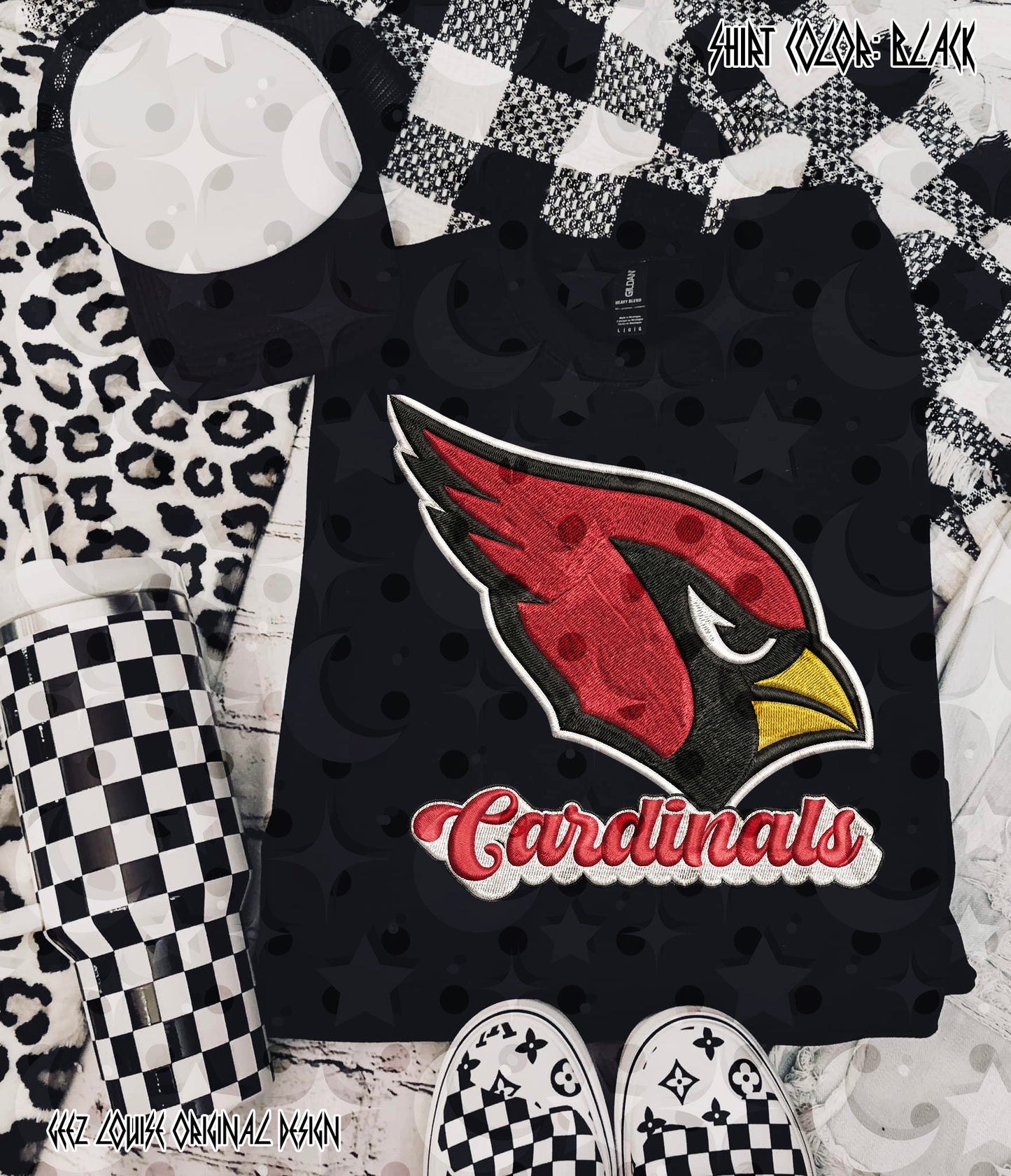 Football Team Faux Embroidery Digital Design – Team Variants & Bundle Option