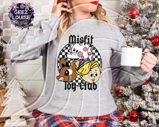 Misfit Toy Club Digital Design | Color Christmas PNG