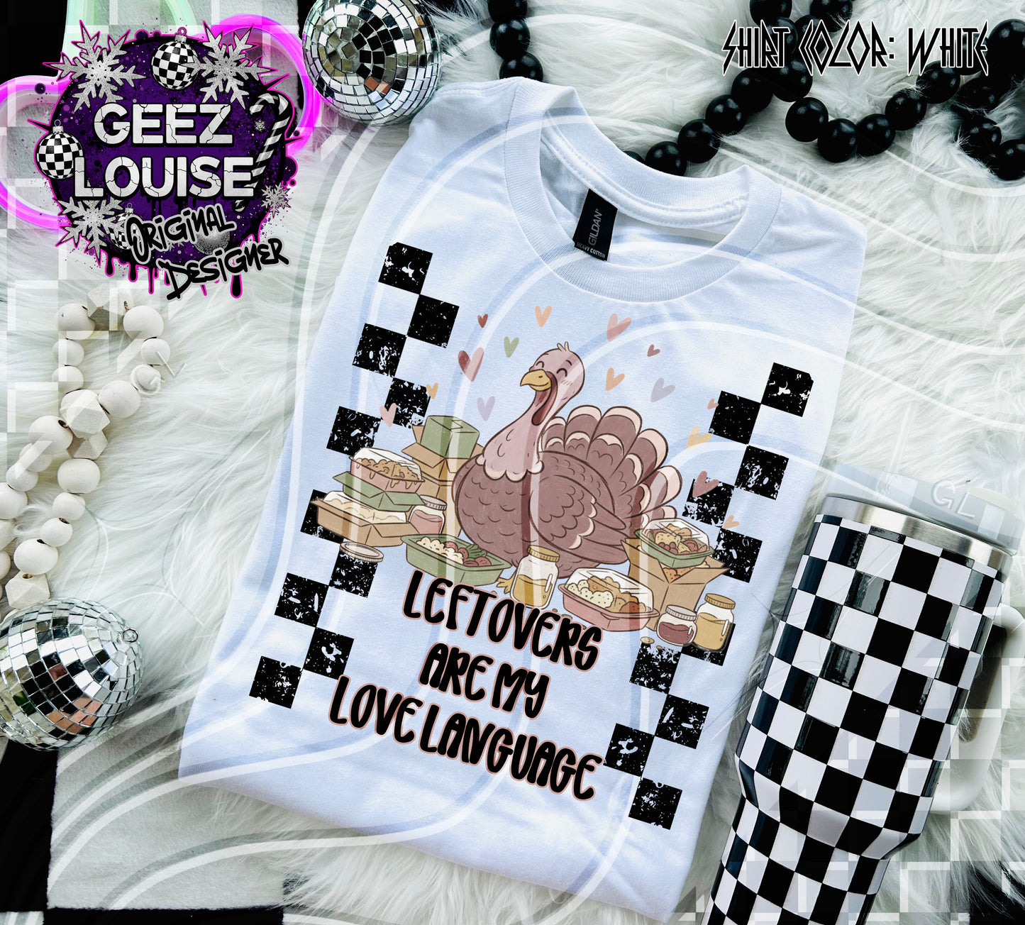 Leftovers Are My Love Language | Funny Thanksgiving Turkey Digital Design