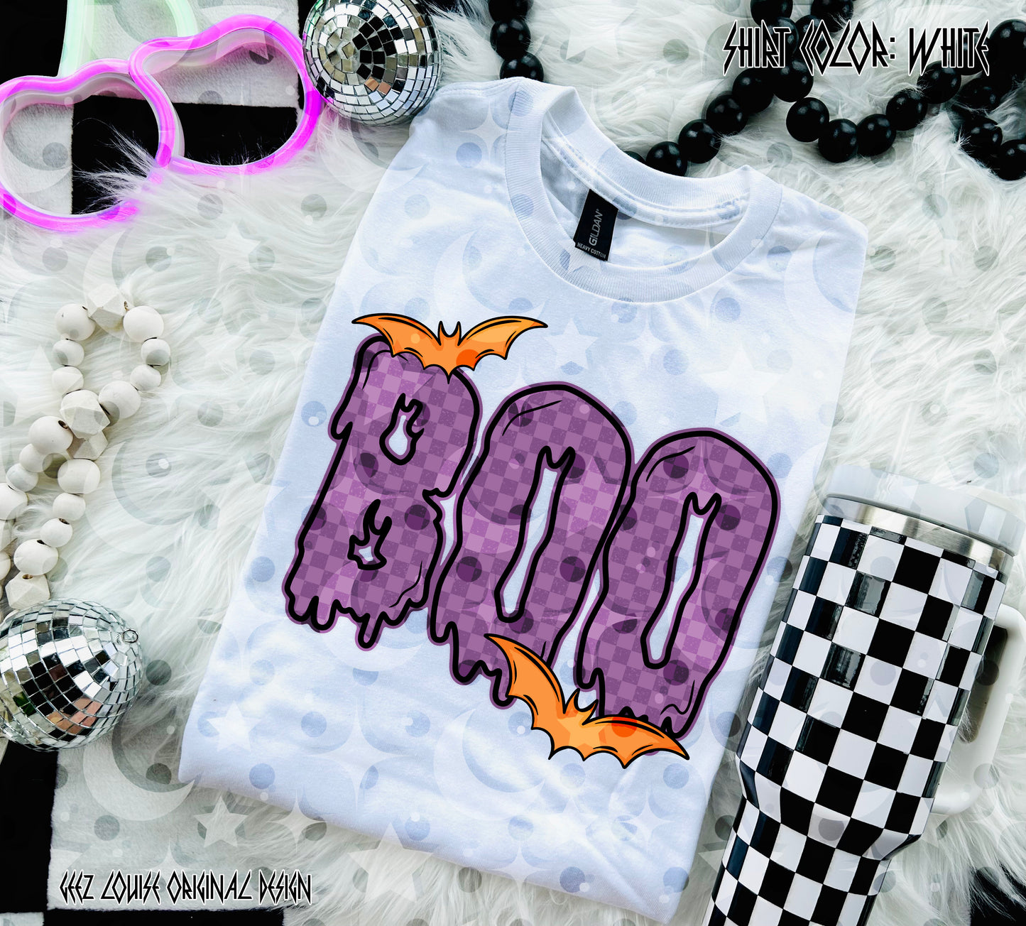 Spooky Boo PNG | Halloween Ghost Letters Digital Download