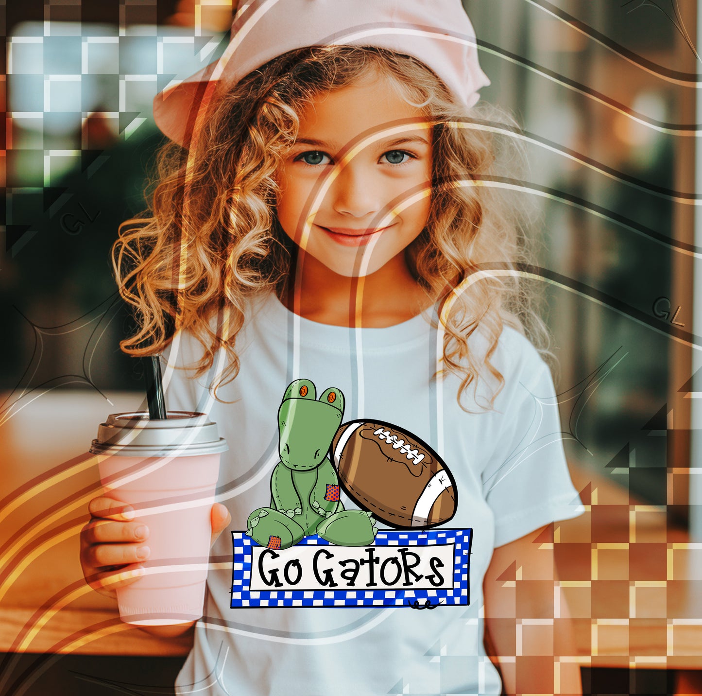 Stuffed Mascot Football Digital Design – Pre-Filled Sayings