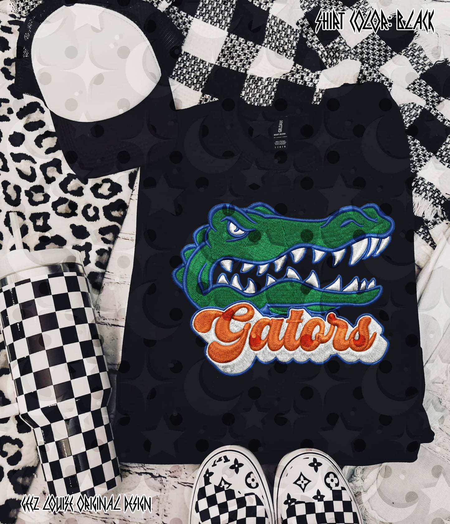 SEC Faux Embroidery Digital Design – Team Variants & Bundle Option