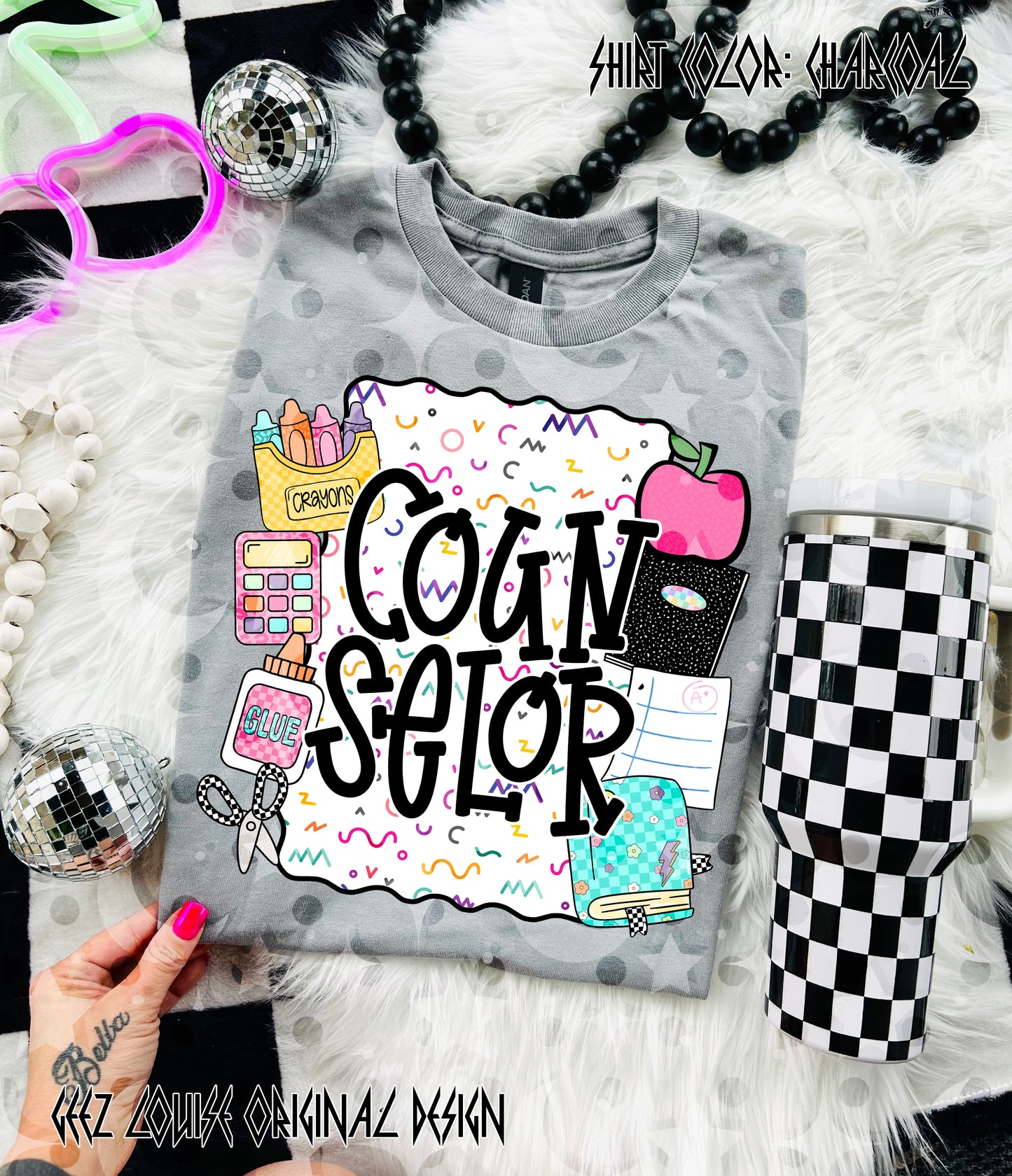 School Is Cool – Teacher & Grade Level PNG