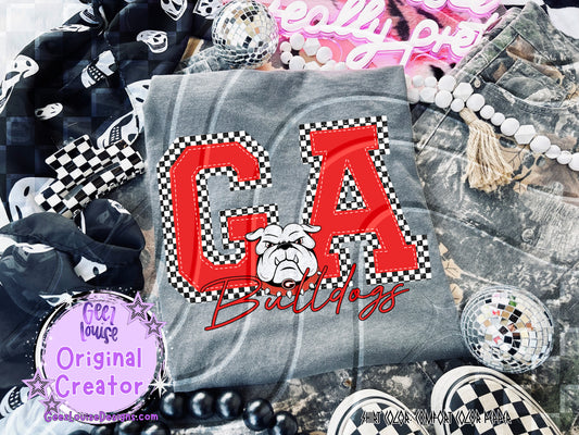 GA Bulldogs Mascot Design – Digital Download