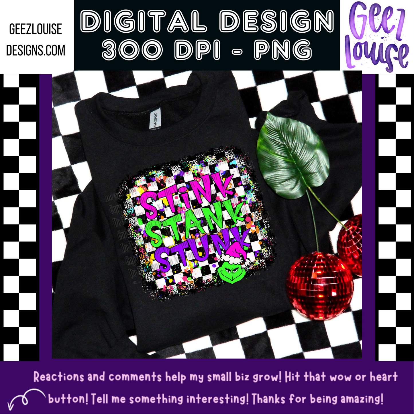 Stink Stank Stunk - Digital Download- PNG