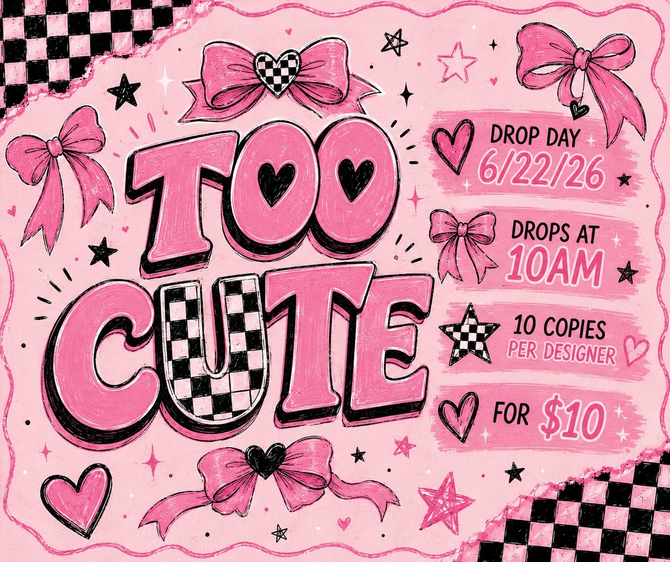 Too Cute Collab Bundle | PNGs, Clipart, Mocks & Engagement Graphics | 8 Designer Collection