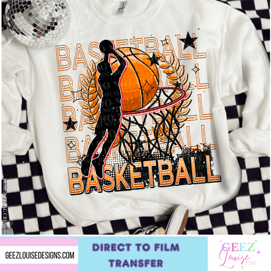 Basketball - Direct to Film Transfer - made to order