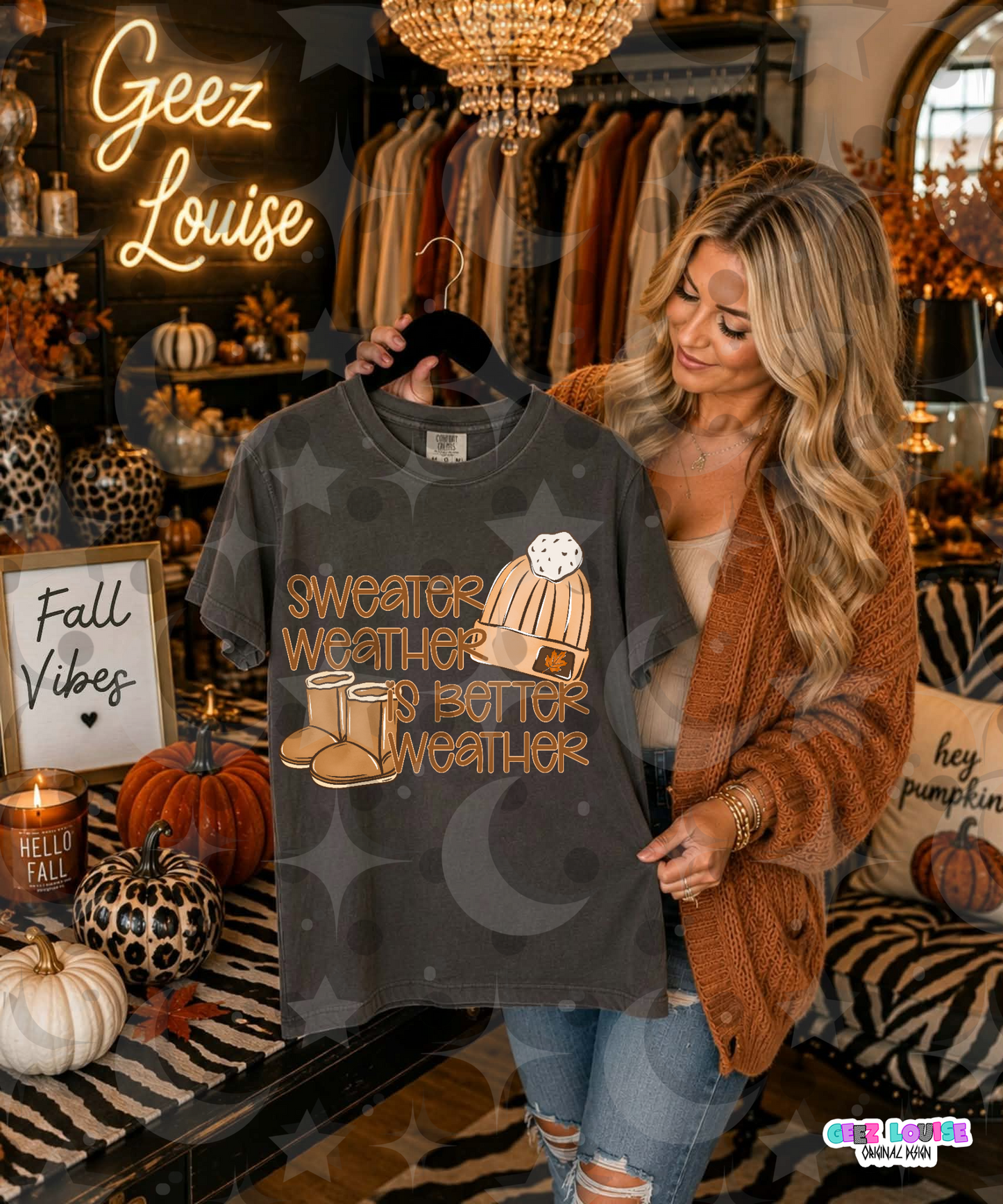 Sweater Weather Is Better Weather PNG | Cozy Fall Shirt Design | Autumn Sublimation PNG | July 26 No FOMO Drive | Digital Download
