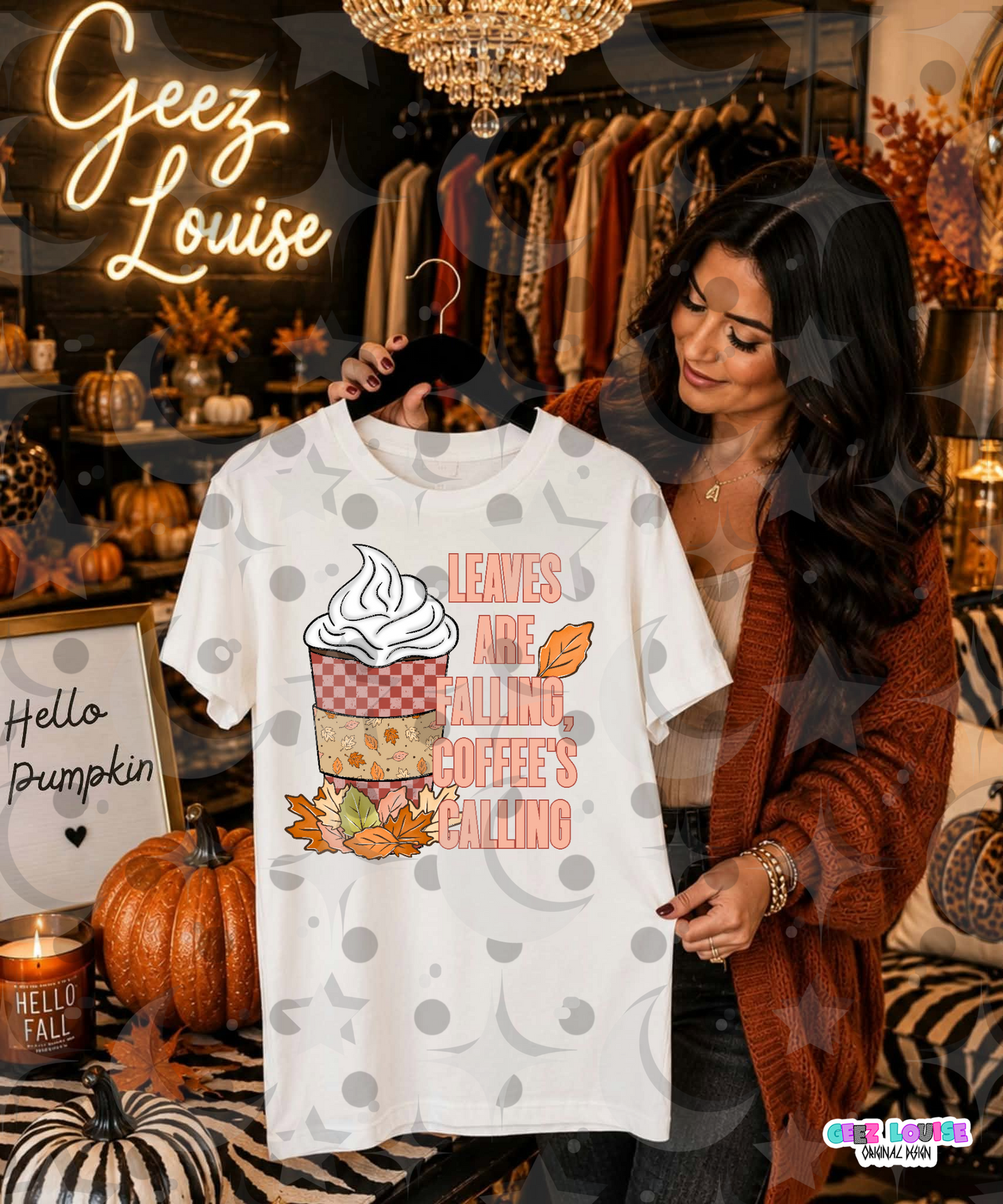 Leaves Are Falling, Coffee's Calling PNG | Fall Coffee Shirt Design | Autumn Coffee Cup Sublimation | Cozy Fall PNG | Digital Download