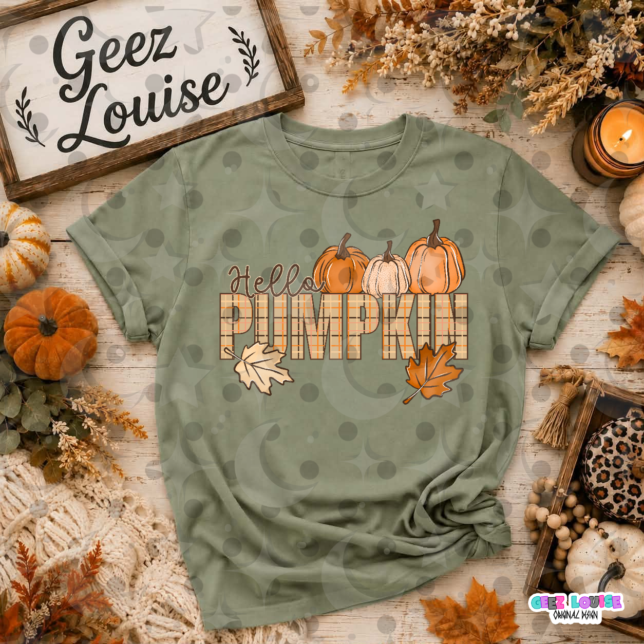 Hello Pumpkin PNG | Fall Pumpkin Shirt Design | Autumn Sublimation PNG | Cozy Fall Quote | Thanksgiving PNG | Digital Download
