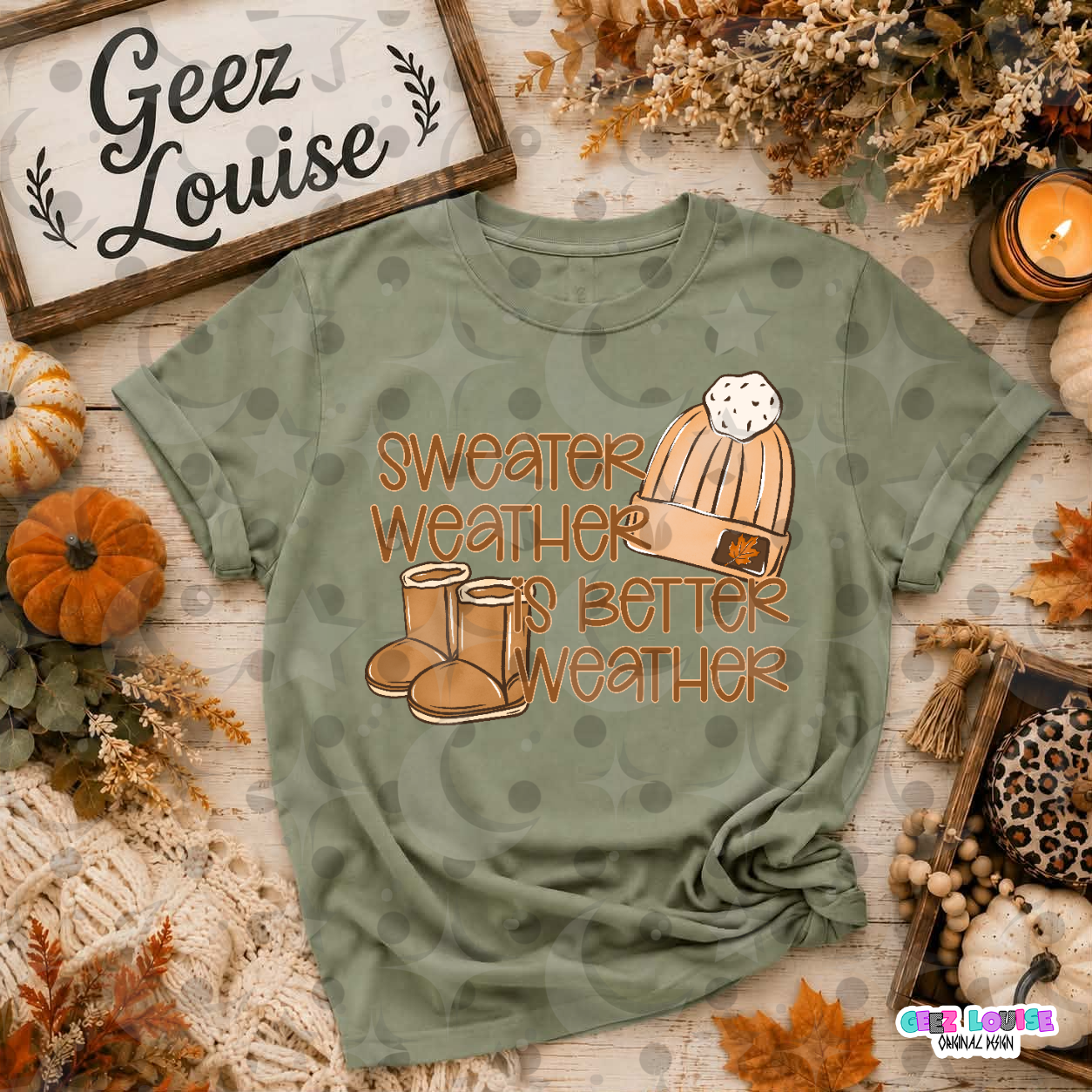 Sweater Weather Is Better Weather PNG | Cozy Fall Shirt Design | Autumn Sublimation PNG | July 26 No FOMO Drive | Digital Download