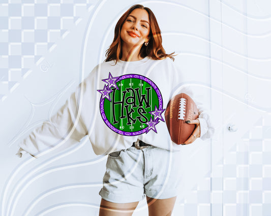 Touchdown purple Team Design Bundle | 100+ PNG Options + Custom Team Designs